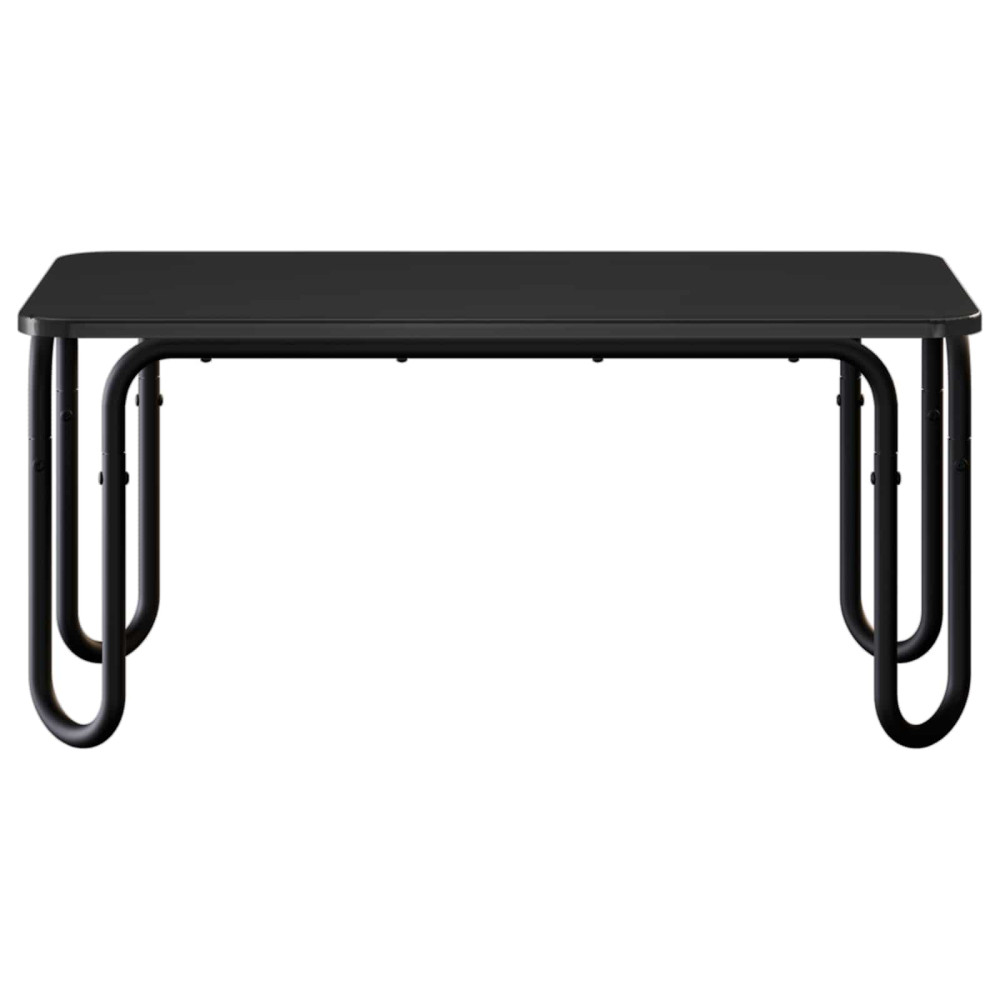 Produktbild för Kaffeebord Svart 79,5 x 40 x 36 cm Konstruerat trä