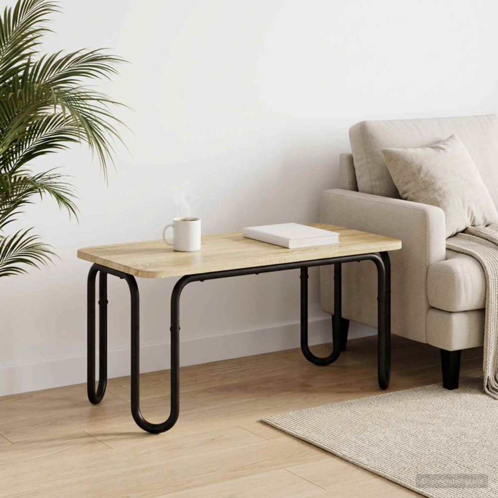 Produktbild för Kaffeebord Sonoma-ek 79,5 x 40 x 36 cm Konstruerat trä