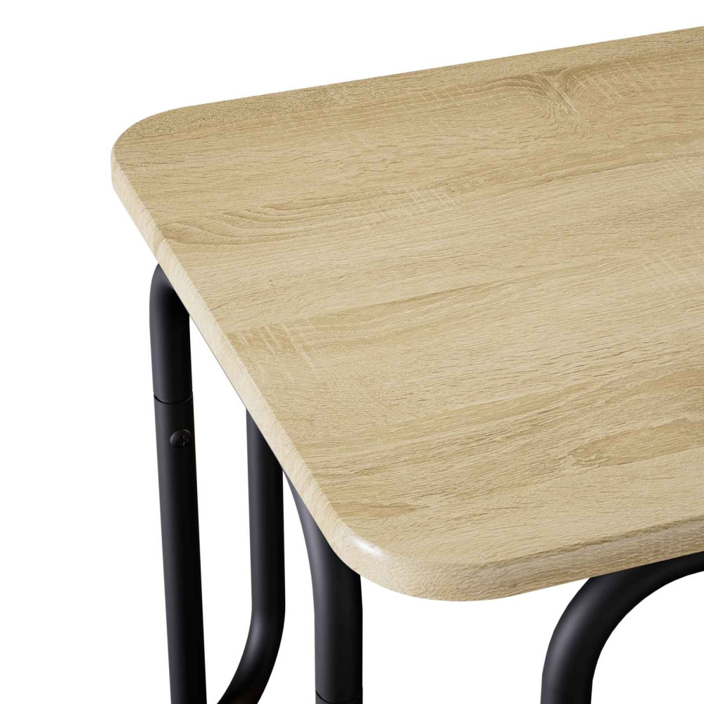 Produktbild för Kaffeebord Sonoma-ek 79,5 x 40 x 36 cm Konstruerat trä