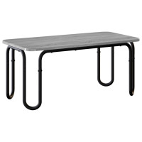 Produktbild för Kaffeebord Grå Sonoma 79,5 x 40 x 36 cm Konstruerat trä