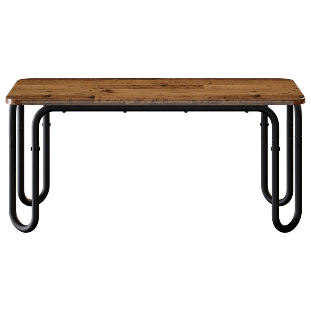 Produktbild för Kaffeebord Gammalt trä 79,5 x 40 x 36 cm Konstruerat trä