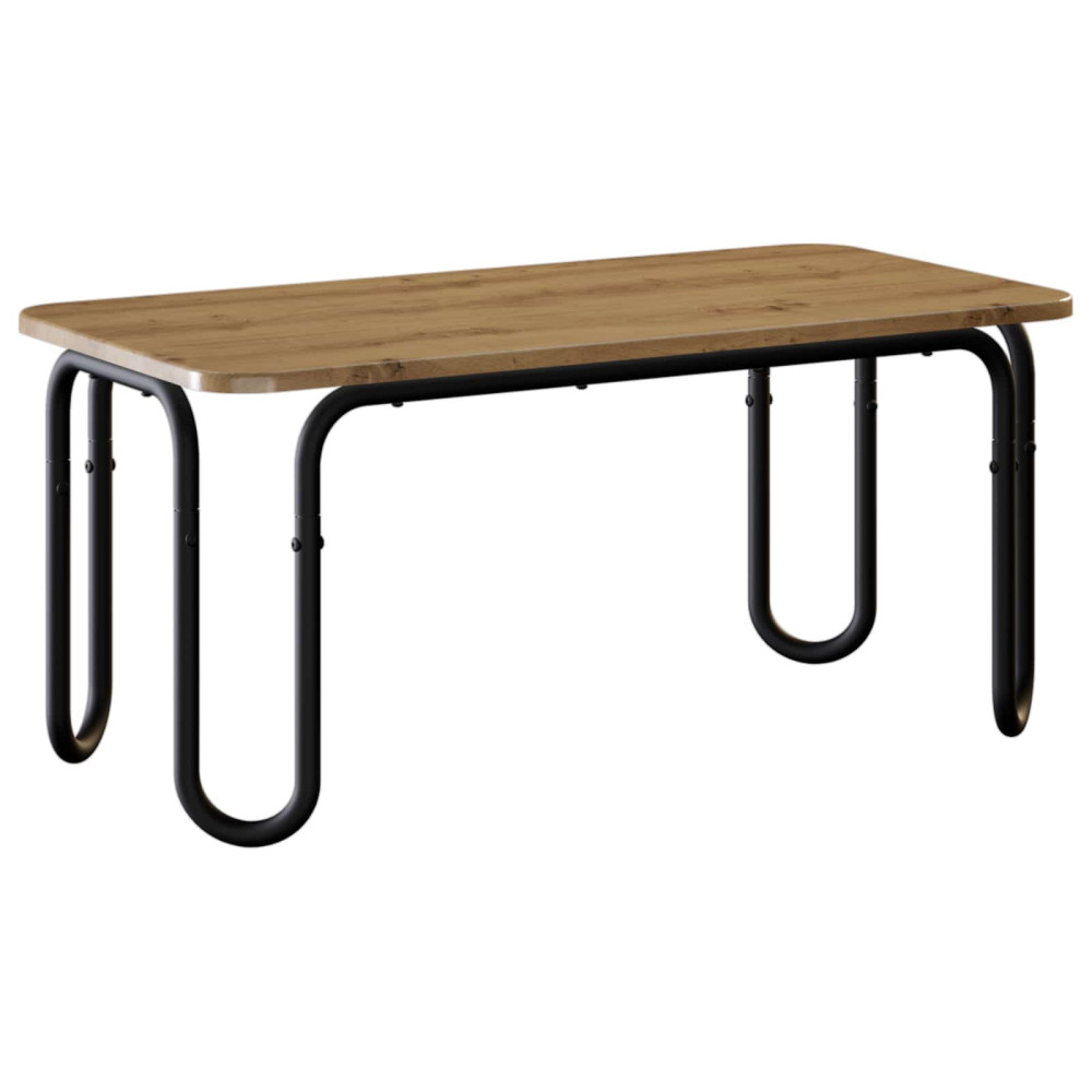 Produktbild för Kaffeebord Artisan-ek 79,5 x 40 x 36 cm Konstruerat trä