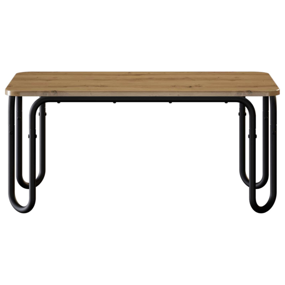 Produktbild för Kaffeebord Artisan-ek 79,5 x 40 x 36 cm Konstruerat trä