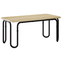Produktbild för Kaffeebord Sonoma-ek 100 x 50 x 45 cm Konstruerat trä