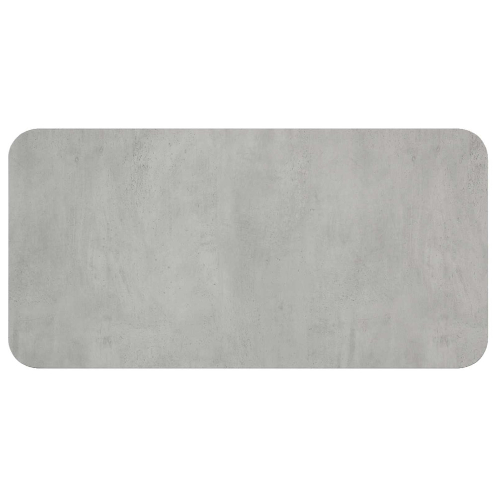 Produktbild för Kaffeebord Betonggrå 100 x 50 x 45 cm Konstruerat trä