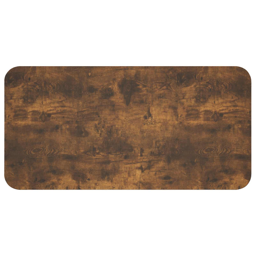 Produktbild för Kaffeebord Rökt ek 100 x 50 x 45 cm Konstruerat trä