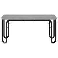 Produktbild för Kaffeebord Grå Sonoma 100 x 50 x 45 cm Konstruerat trä