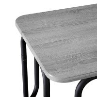 Produktbild för Kaffeebord Grå Sonoma 100 x 50 x 45 cm Konstruerat trä