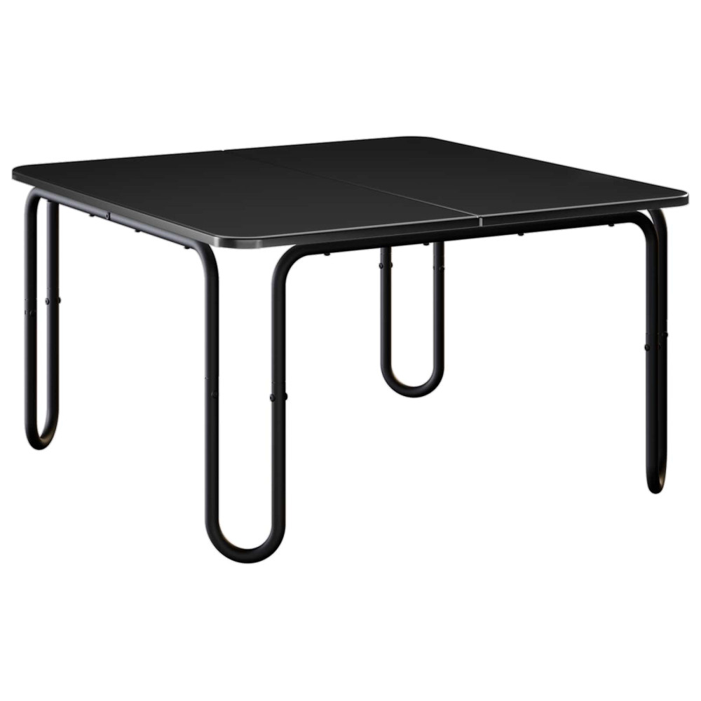 Produktbild för Kaffeebord Svart 79,5 x 79,5 x 45 cm Konstruerat trä