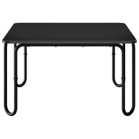 Produktbild för Kaffeebord Svart 79,5 x 79,5 x 45 cm Konstruerat trä
