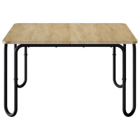 Produktbild för Kaffeebord Sonoma-ek 79,5 x 79,5 x 45 cm Konstruerat trä
