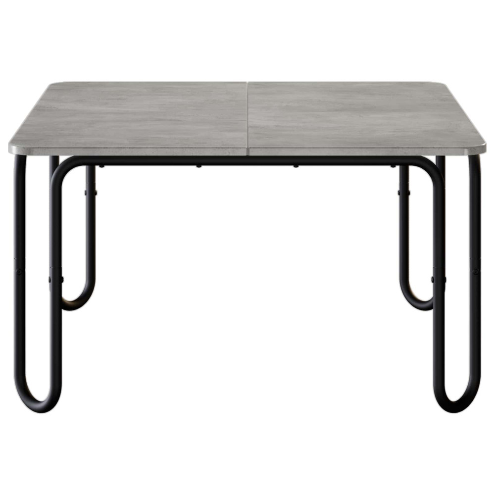 Produktbild för Kaffeebord Betonggrå 79,5 x 79,5 x 45 cm Konstruerat trä
