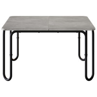Produktbild för Kaffeebord Betonggrå 79,5 x 79,5 x 45 cm Konstruerat trä