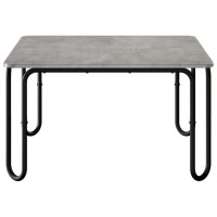 Produktbild för Kaffeebord Betonggrå 79,5 x 79,5 x 45 cm Konstruerat trä