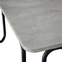 Produktbild för Kaffeebord Betonggrå 79,5 x 79,5 x 45 cm Konstruerat trä