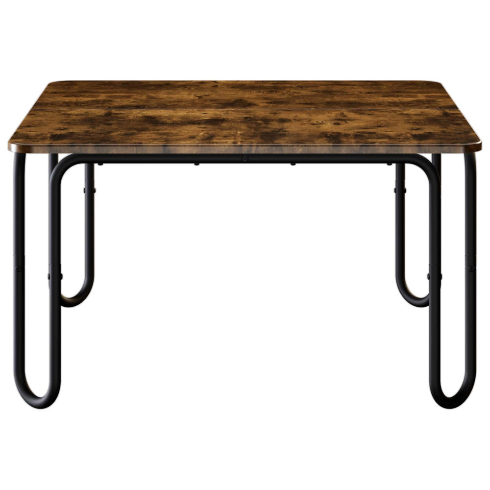 Produktbild för Kaffeebord Rökt ek 79,5 x 79,5 x 45 cm Konstruerat trä