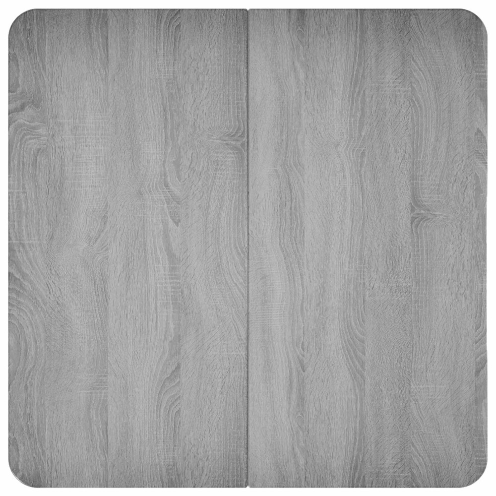 Produktbild för Kaffeebord Grå Sonoma 79,5 x 79,5 x 45 cm Konstruerat trä