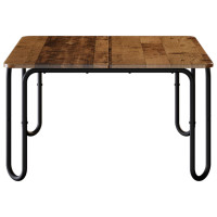 Produktbild för Kaffeebord Gammalt trä 79,5 x 79,5 x 45 cm Konstruerat trä