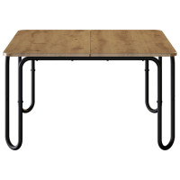 Produktbild för Kaffeebord Artisan-ek 79,5 x 79,5 x 45 cm Konstruerat trä