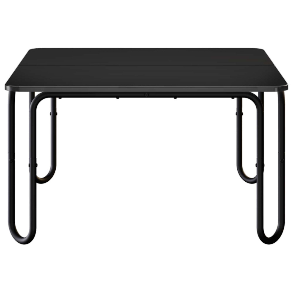 Produktbild för Kaffeebord Svart 100 x 100 x 45 cm Konstruerat trä