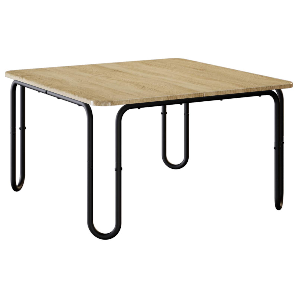 Produktbild för Kaffeebord Sonoma-ek 100 x 100 x 45 cm Konstruerat trä