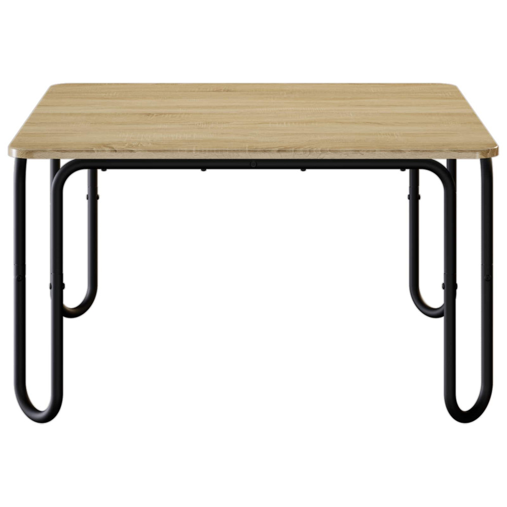 Produktbild för Kaffeebord Sonoma-ek 100 x 100 x 45 cm Konstruerat trä