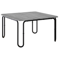 Produktbild för Kaffeebord Grå Sonoma 100 x 100 x 45 cm Konstruerat trä