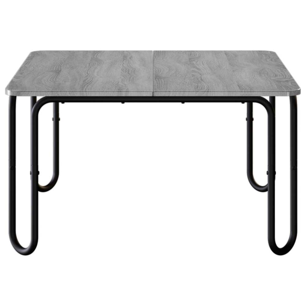 Produktbild för Kaffeebord Grå Sonoma 100 x 100 x 45 cm Konstruerat trä