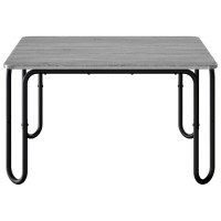 Produktbild för Kaffeebord Grå Sonoma 100 x 100 x 45 cm Konstruerat trä