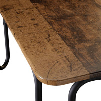 Produktbild för Kaffeebord Gammalt trä 100 x 100 x 45 cm Konstruerat trä
