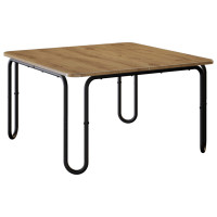 Produktbild för Kaffeebord Artisan-ek 100 x 100 x 45 cm Konstruerat trä