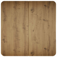 Produktbild för Kaffeebord Artisan-ek 100 x 100 x 45 cm Konstruerat trä