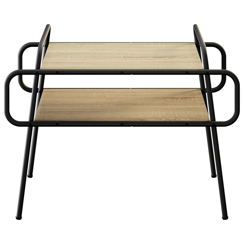 Produktbild för Kaffeebord Sonoma-ek 70 x 50 x 51 cm Konstruerat trä