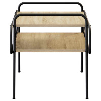 Produktbild för Kaffeebord Sonoma-ek 70 x 50 x 51 cm Konstruerat trä