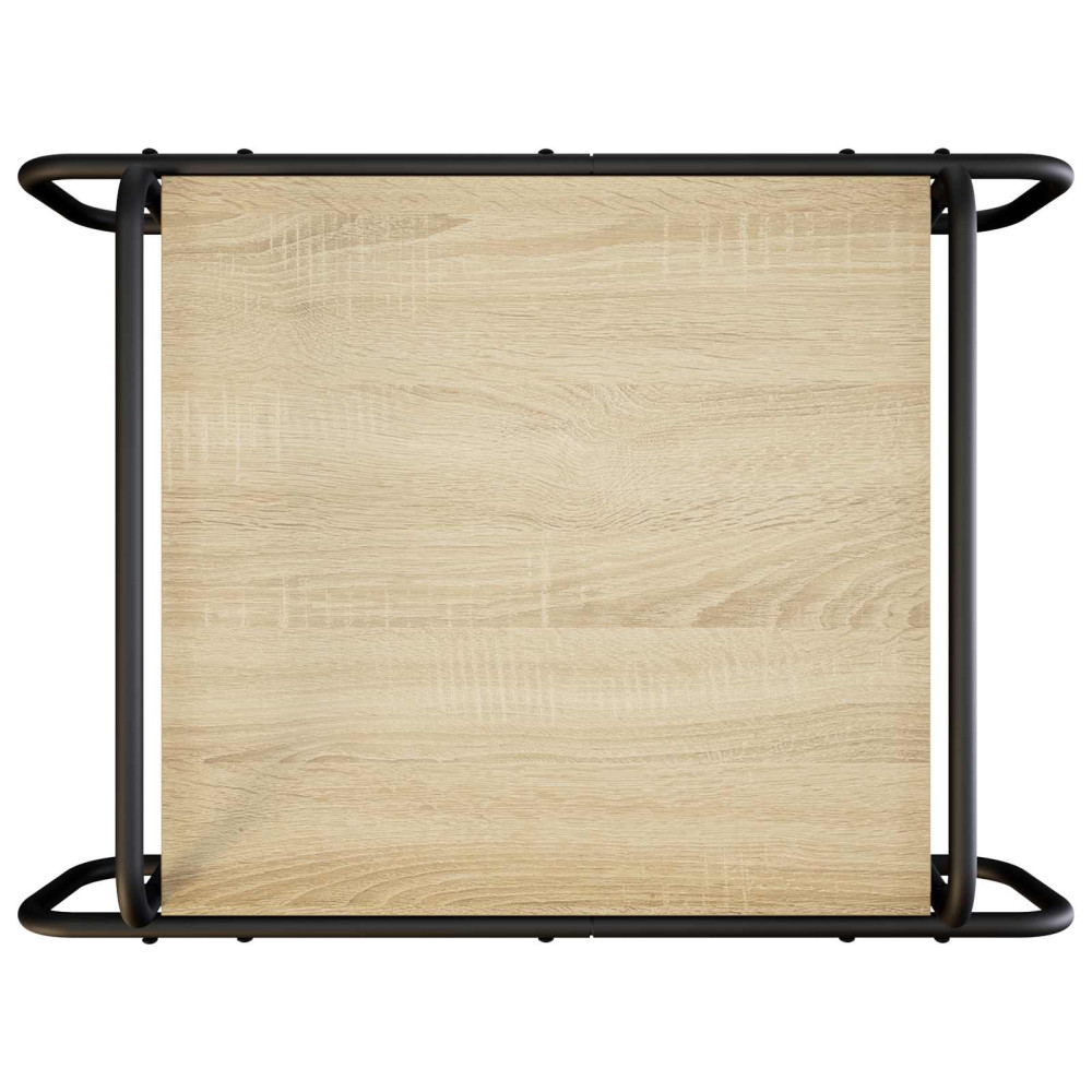Produktbild för Kaffeebord Sonoma-ek 70 x 50 x 51 cm Konstruerat trä