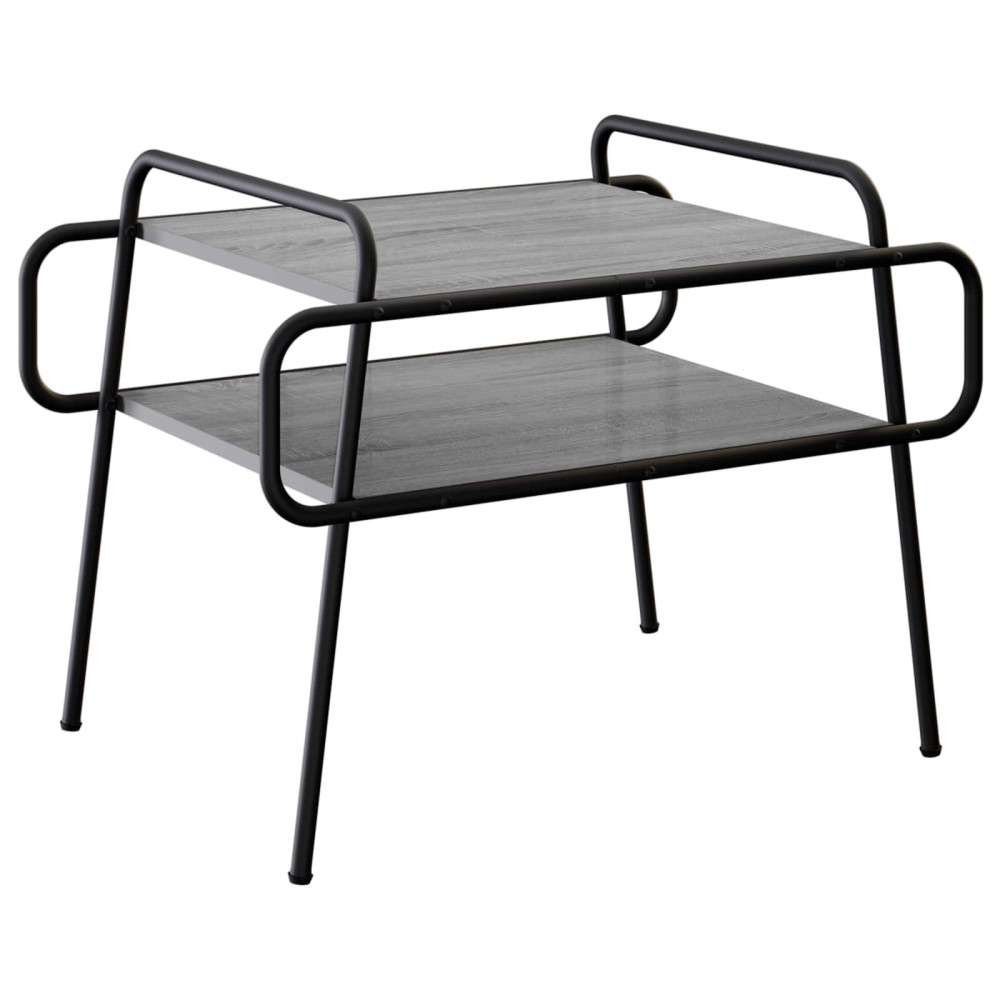 Produktbild för Kaffeebord Grå Sonoma 70 x 50 x 51 cm Konstruerat trä