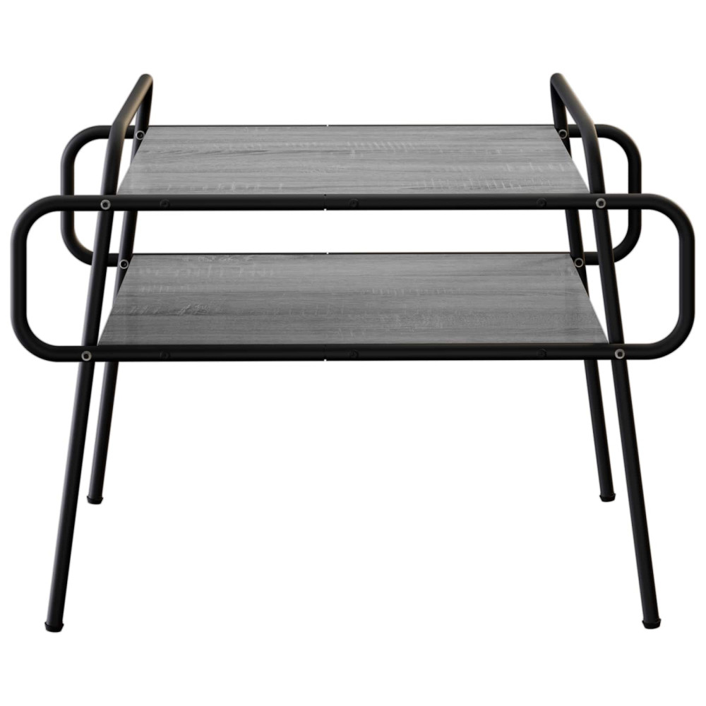 Produktbild för Kaffeebord Grå Sonoma 70 x 50 x 51 cm Konstruerat trä