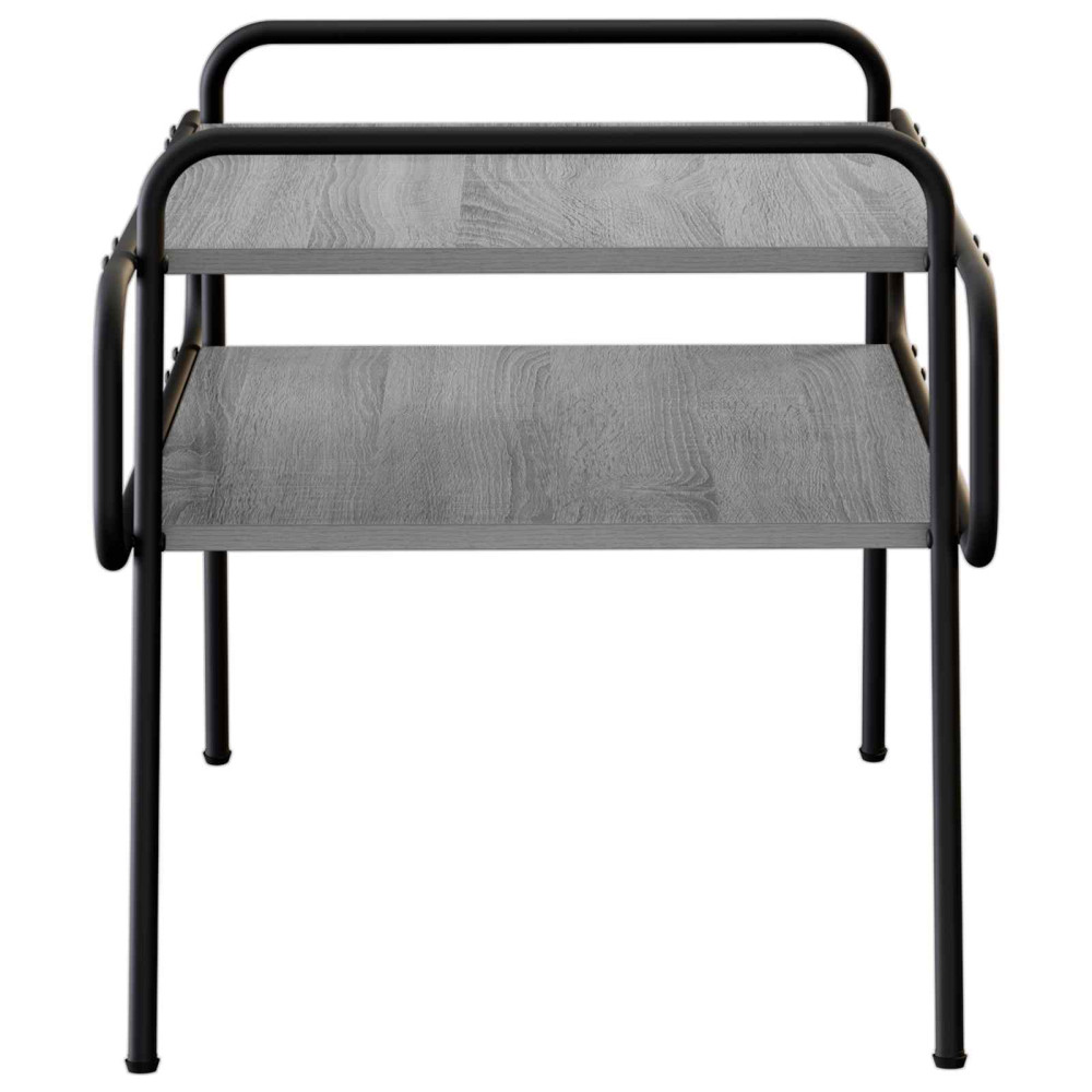 Produktbild för Kaffeebord Grå Sonoma 70 x 50 x 51 cm Konstruerat trä