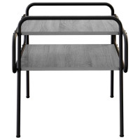 Produktbild för Kaffeebord Grå Sonoma 70 x 50 x 51 cm Konstruerat trä