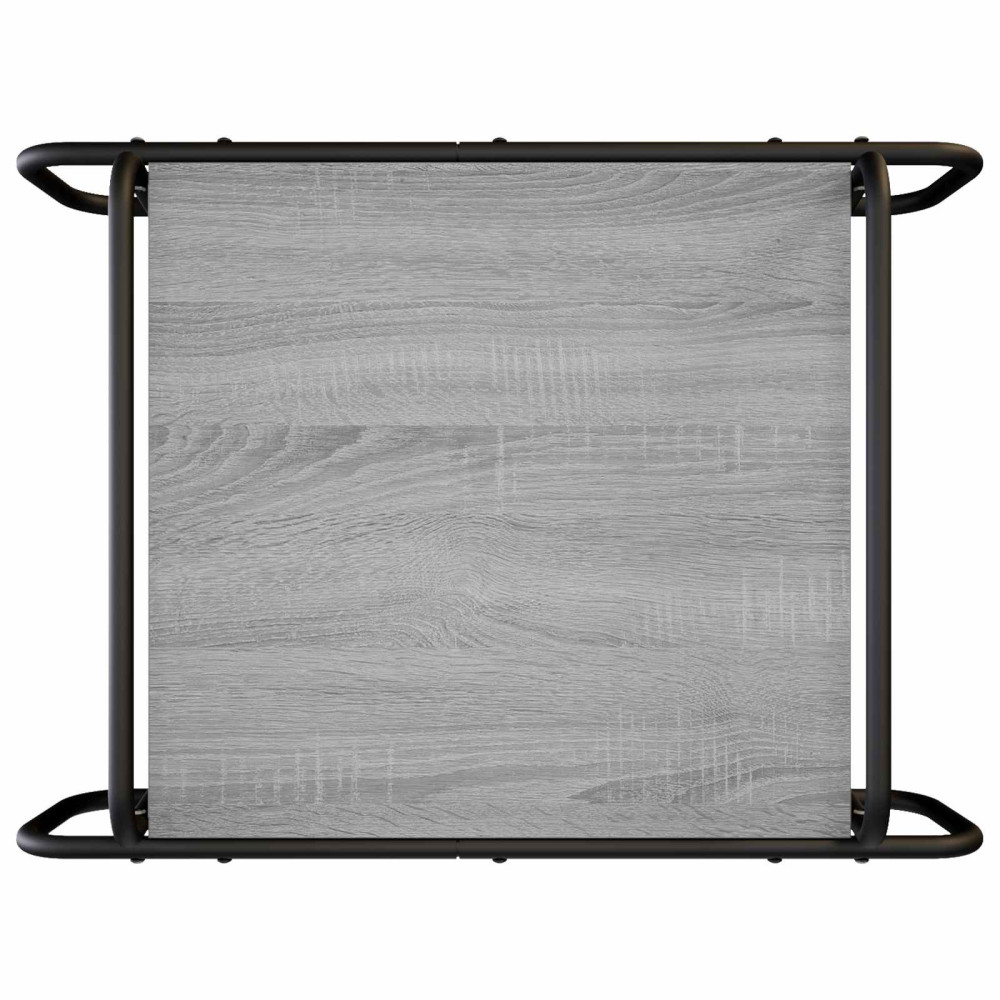 Produktbild för Kaffeebord Grå Sonoma 70 x 50 x 51 cm Konstruerat trä