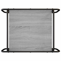 Produktbild för Kaffeebord Grå Sonoma 70 x 50 x 51 cm Konstruerat trä