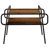 Produktbild för Kaffeebord Gammalt trä 70 x 50 x 51 cm Konstruerat trä