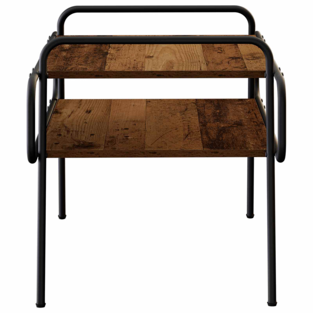 Produktbild för Kaffeebord Gammalt trä 70 x 50 x 51 cm Konstruerat trä
