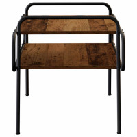 Produktbild för Kaffeebord Gammalt trä 70 x 50 x 51 cm Konstruerat trä