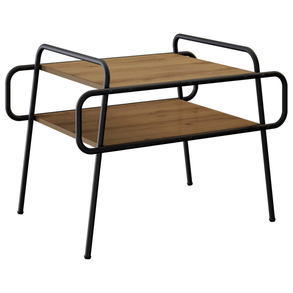 Produktbild för Kaffeebord Artisan-ek 70 x 50 x 51 cm Konstruerat trä