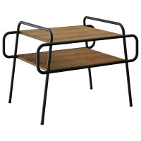 Produktbild för Kaffeebord Artisan-ek 70 x 50 x 51 cm Konstruerat trä