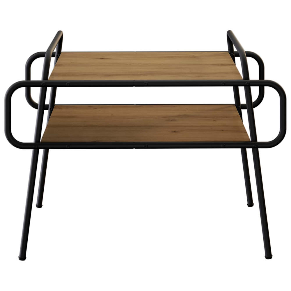 Produktbild för Kaffeebord Artisan-ek 70 x 50 x 51 cm Konstruerat trä