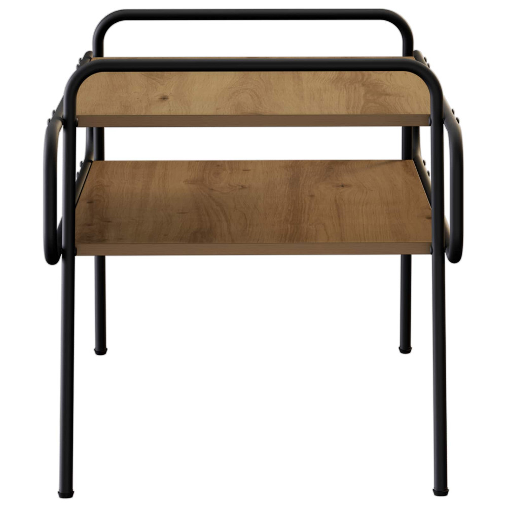 Produktbild för Kaffeebord Artisan-ek 70 x 50 x 51 cm Konstruerat trä