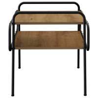 Produktbild för Kaffeebord Artisan-ek 70 x 50 x 51 cm Konstruerat trä