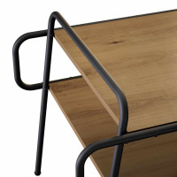 Produktbild för Kaffeebord Artisan-ek 70 x 50 x 51 cm Konstruerat trä